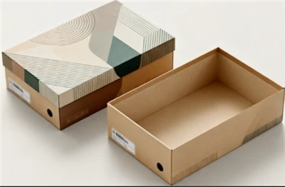 Lämpliga material för presentinpackning skokartong